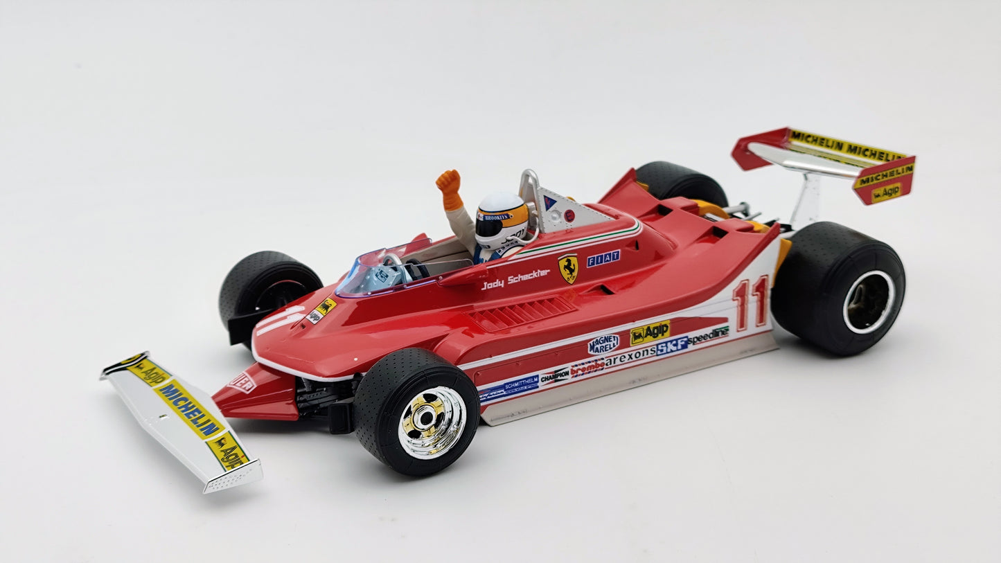 Bburago Ferrari 312T4 Jody Scheckter 1979 Italian GP winner F1 World Champion 1/18  BU180011