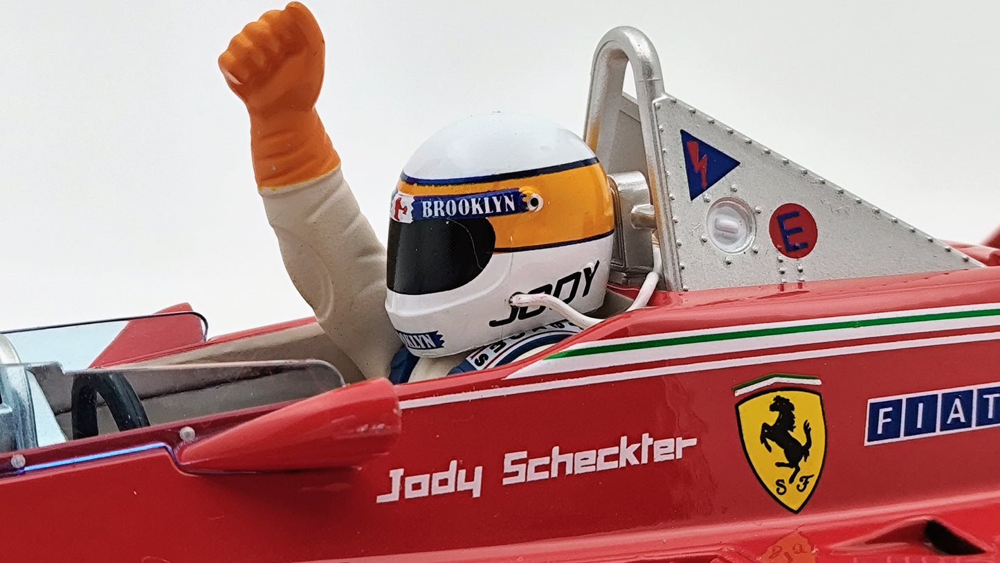 Bburago Ferrari 312T4 Jody Scheckter 1979 Italian GP winner F1 World Champion 1/18  BU180011
