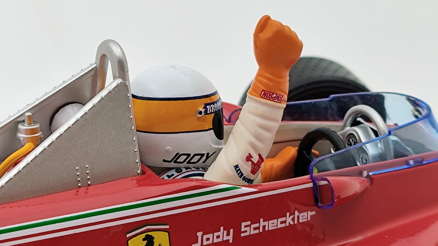 Bburago Ferrari 312T4 Jody Scheckter 1979 Italian GP winner F1 World Champion 1/18  BU180011