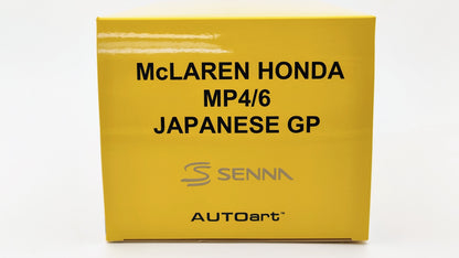 AutoArt Mclaren Honda MP4/6 Ayrton Senna Japanese GP Winner 1991 F1 Worldchampion AUT89150