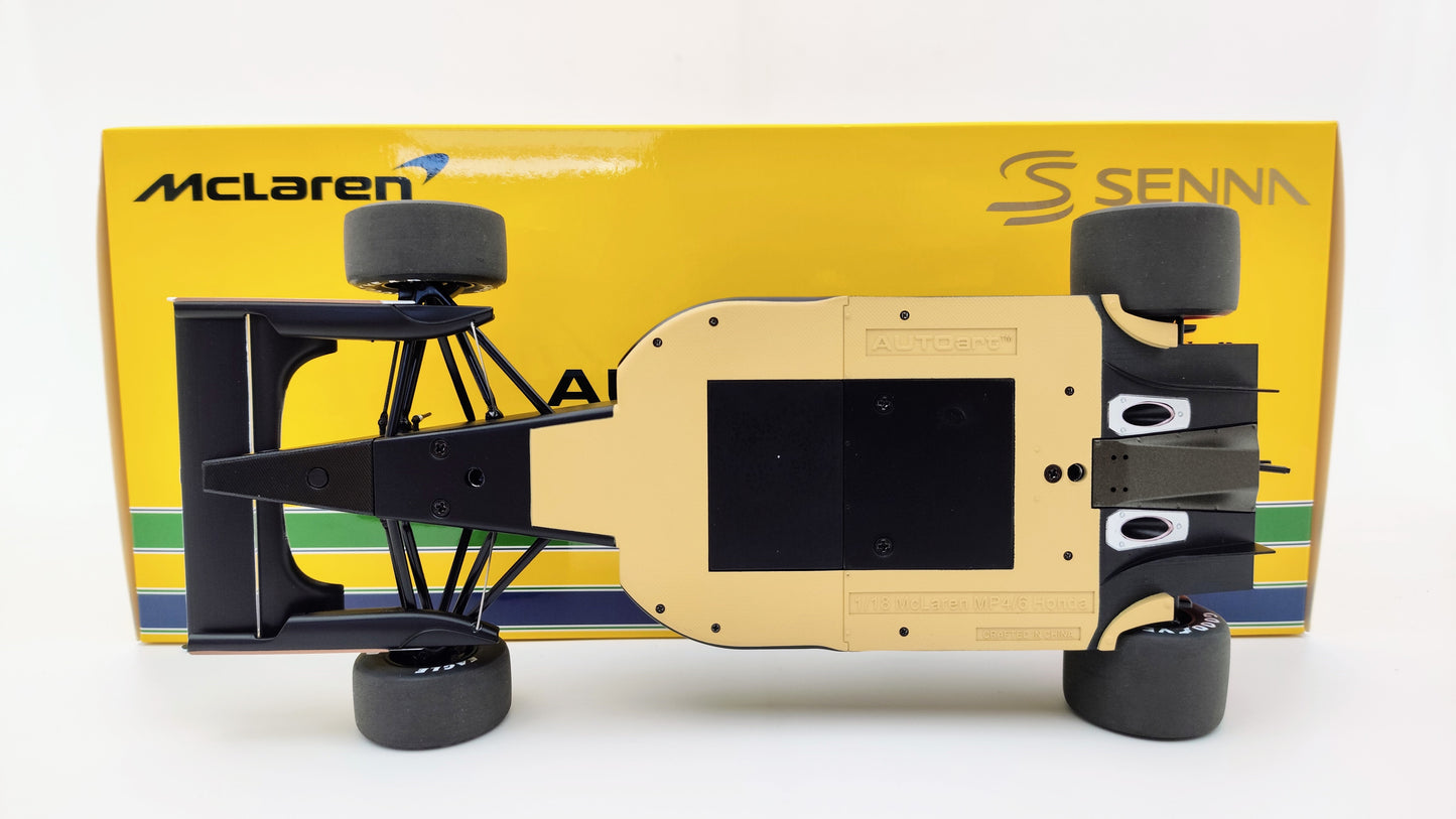 AutoArt Mclaren Honda MP4/6 Ayrton Senna Japanese GP Winner 1991 F1 Worldchampion AUT89150