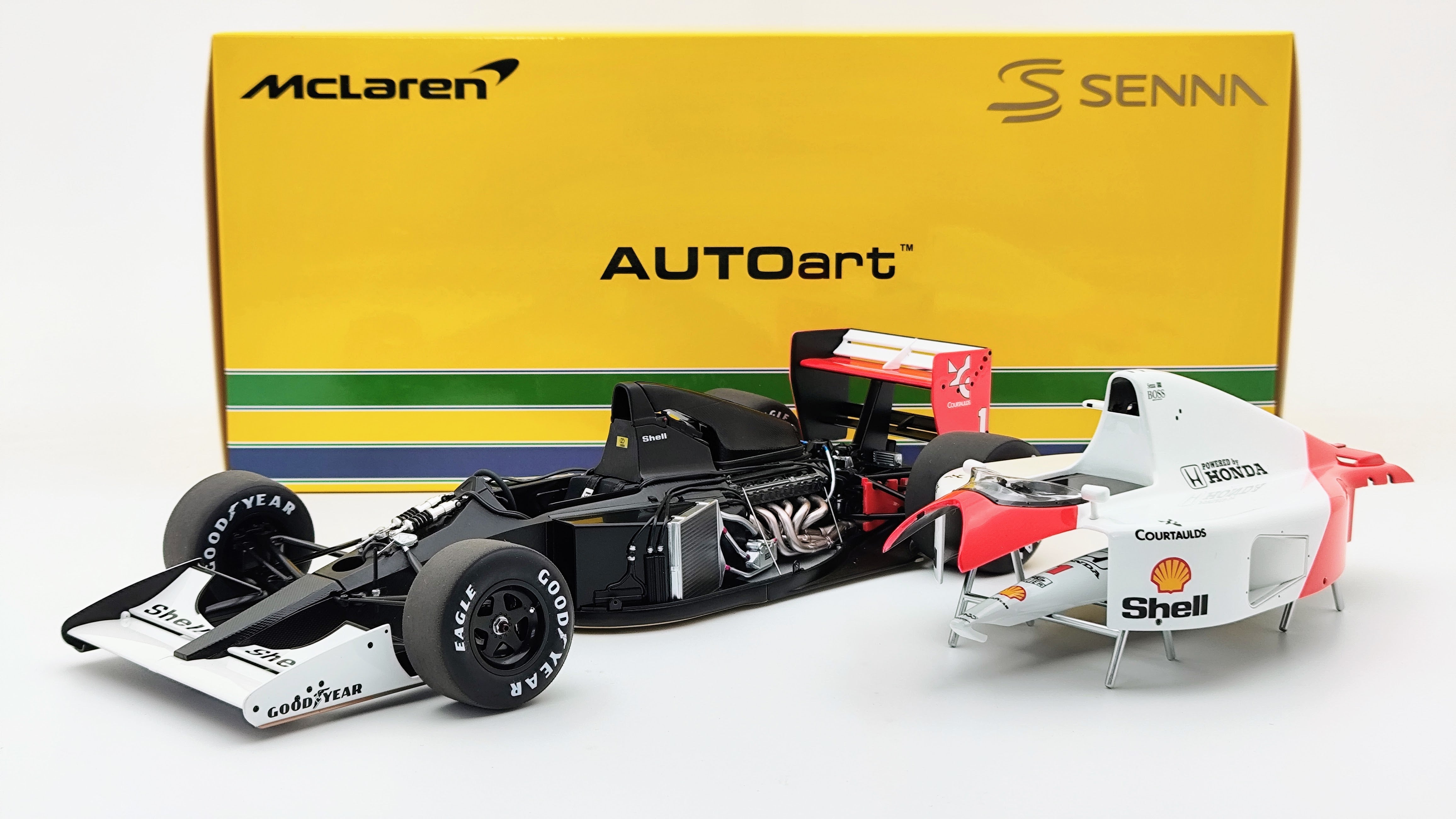 AutoArt Mclaren Honda MP4/6 Ayrton Senna Japanese GP Winner 1991