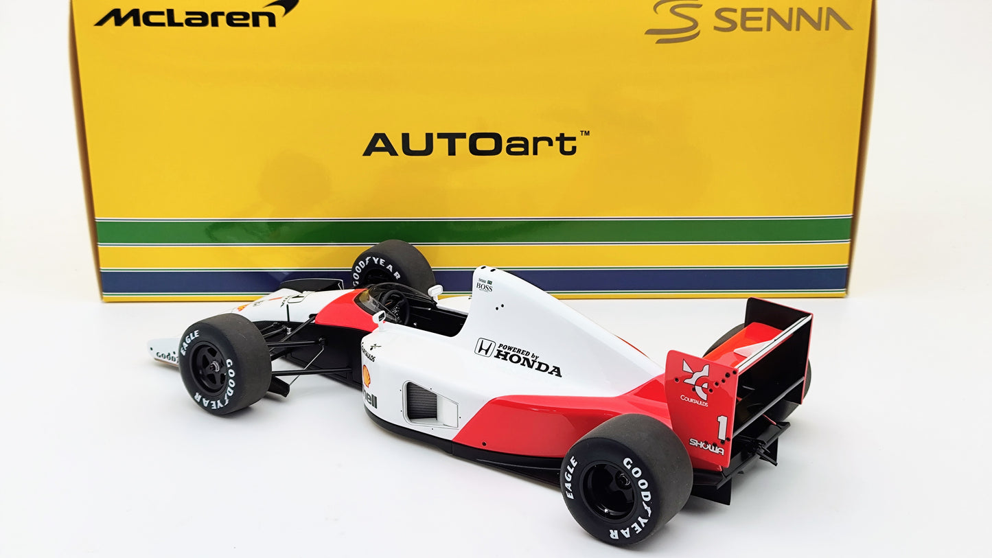 AutoArt Mclaren Honda MP4/6 Ayrton Senna Japanese GP Winner 1991 F1 Worldchampion AUT89150