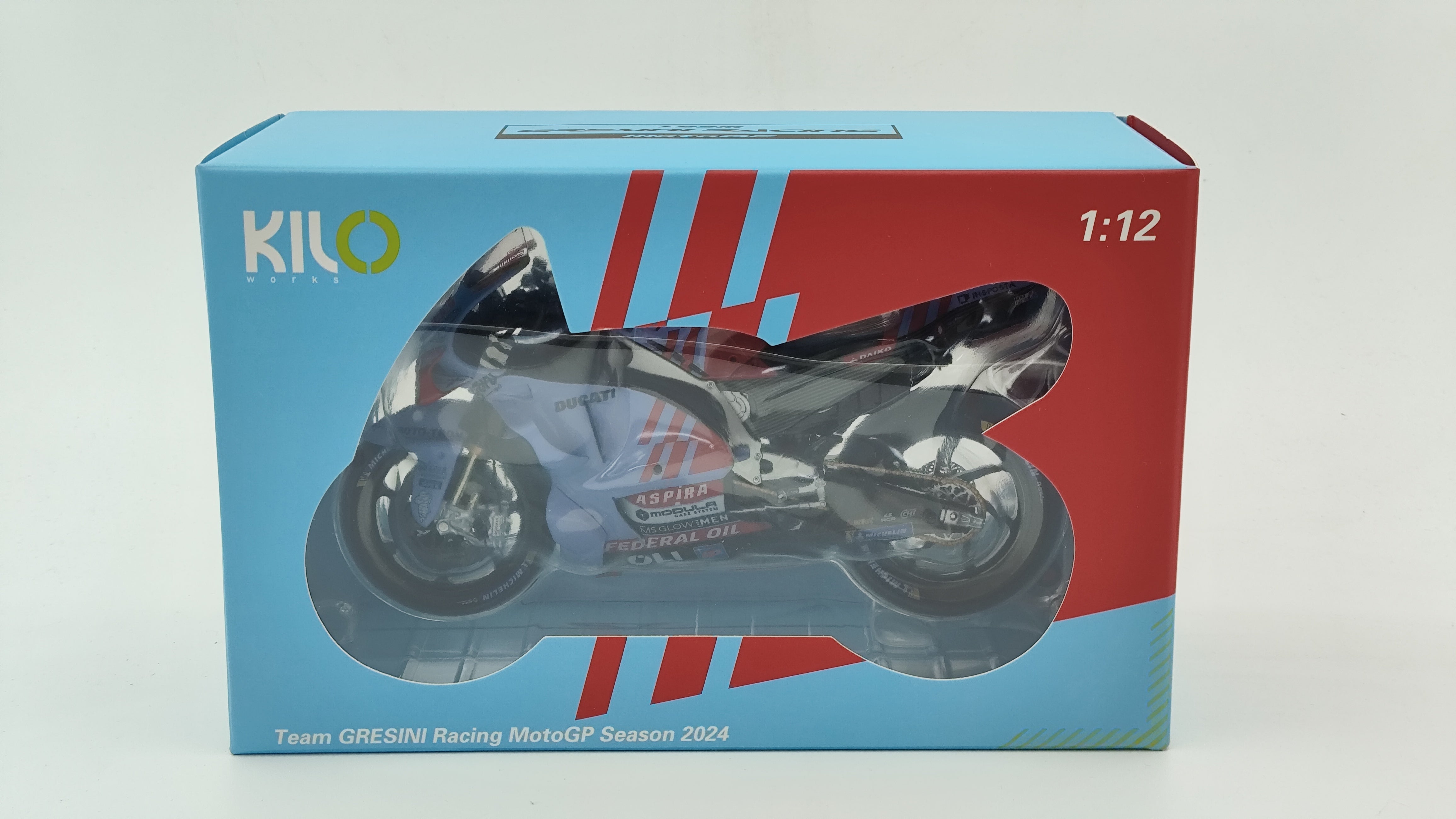 Kiloworks Moto GP Gresini Ducati GP23 Marc Marquez 2024 1/12