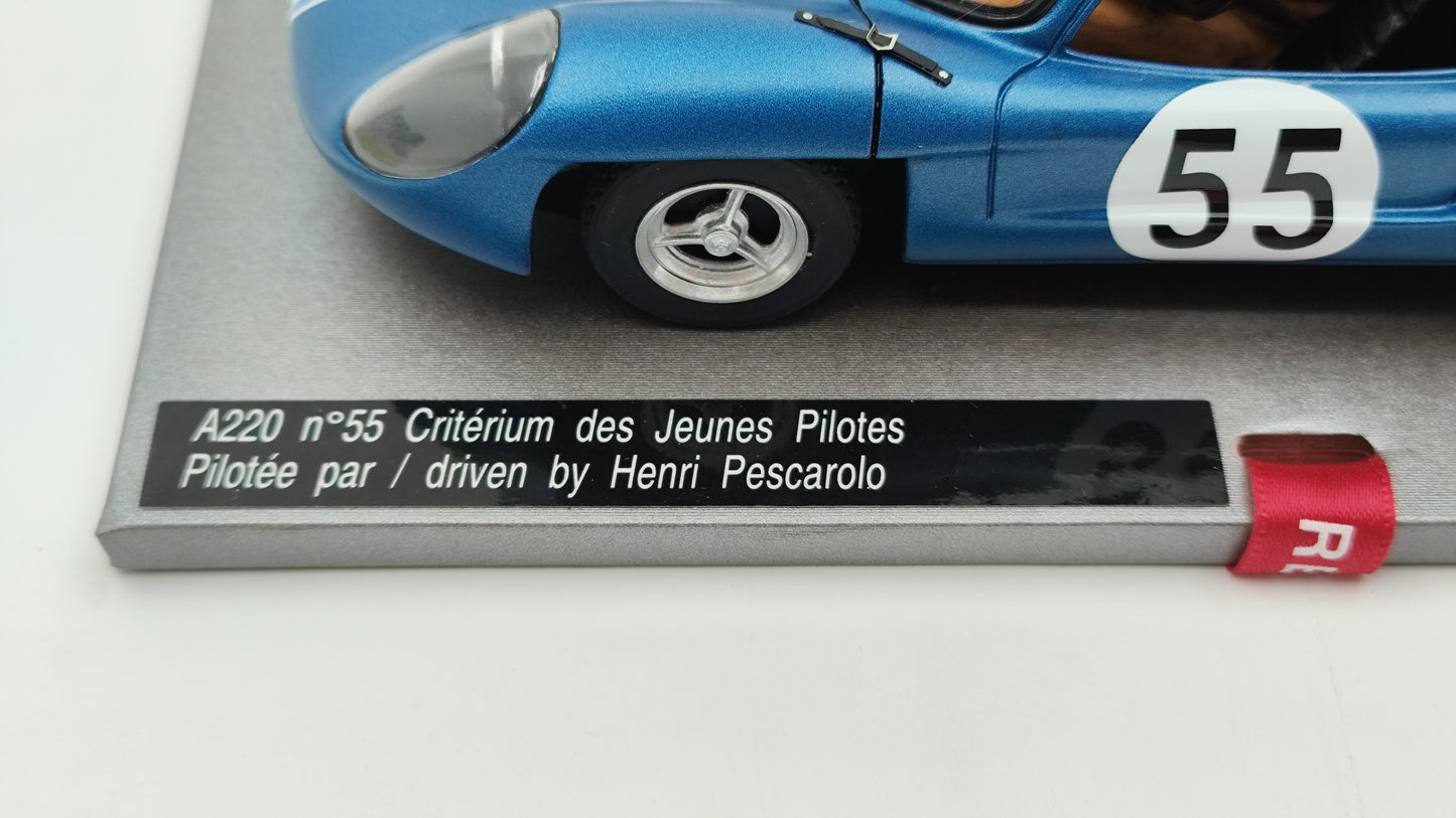 Le Mans Miniatures Mini Alpine A220 Pescarolo Criterium des Jeunes Pilotes 1969 1/18 FLM-118011/55M
