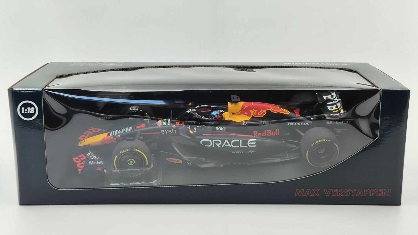 Minichamps Red Bull Honda RB20 Las Vegas GP Max Verstappen F1 2024 World Champion 1/18 110242201