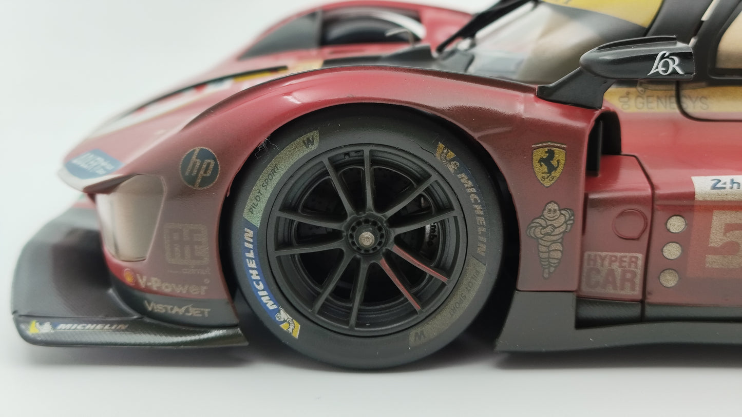 Bburago Ferrari 499P 3.0 Turbo V6 Fuoco/Molina/Nielsen WEC Le Mans 2024 Winner 18-16303D