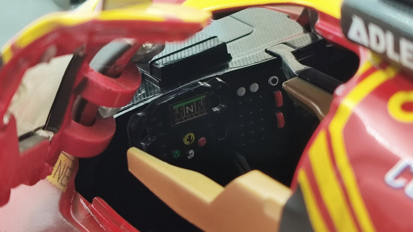 Bburago Ferrari 499P 3.0 Turbo V6 Fuoco/Molina/Nielsen WEC Le Mans 2024 Winner 18-16303D