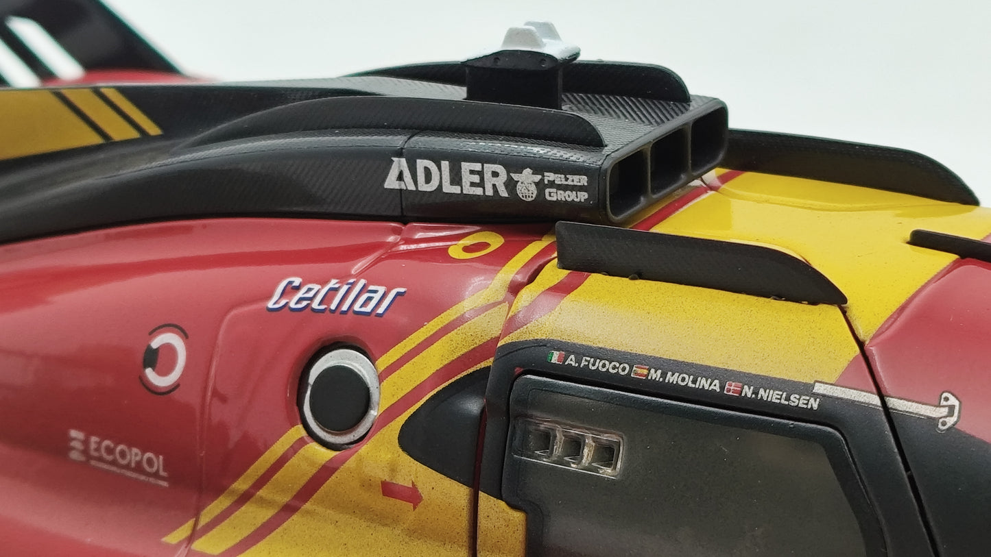 Bburago Ferrari 499P 3.0 Turbo V6 Fuoco/Molina/Nielsen WEC Le Mans 2024 Winner 18-16303D