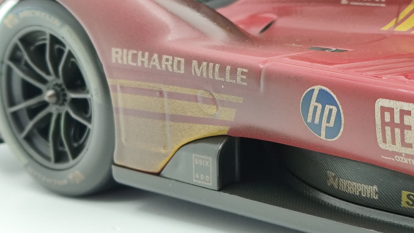 Bburago Ferrari 499P 3.0 Turbo V6 Fuoco/Molina/Nielsen WEC Le Mans 2024 Winner 18-16303D