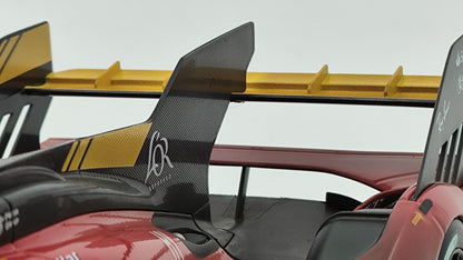 Bburago Ferrari 499P 3.0 Turbo V6 Fuoco/Molina/Nielsen WEC Le Mans 2024 Winner 18-16303D