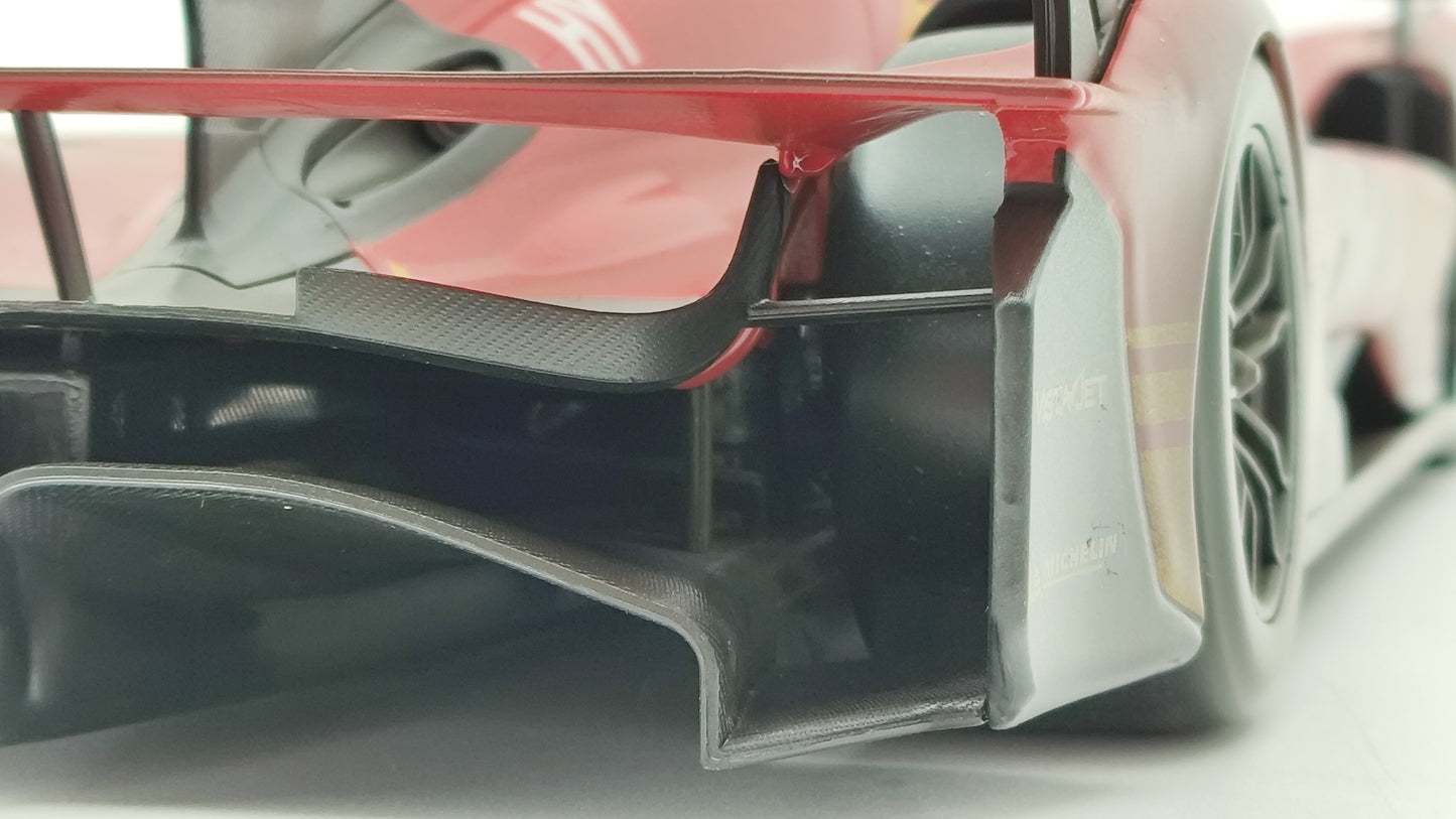 Bburago Ferrari 499P 3.0 Turbo V6 Fuoco/Molina/Nielsen WEC Le Mans 2024 Winner 18-16303D