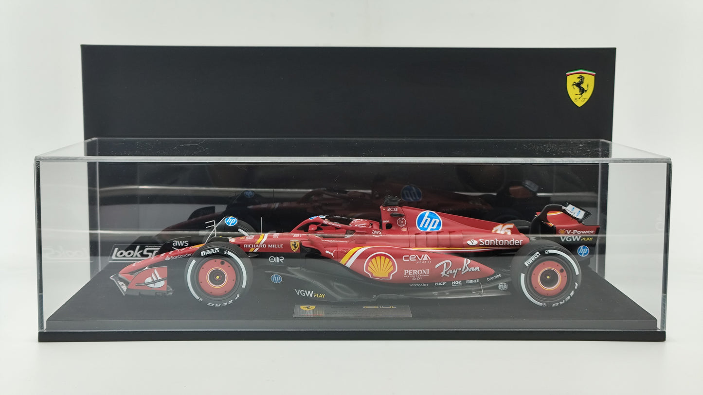 Looksmart Ferrari SF-24 Charles Leclerc Monaco GP Winner 2024 1/18 LS18F1063