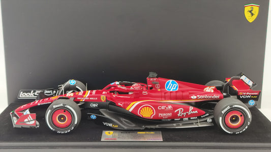 Looksmart Ferrari SF-24 Charles Leclerc Monaco GP Winner 2024 1/18 LS18F1063