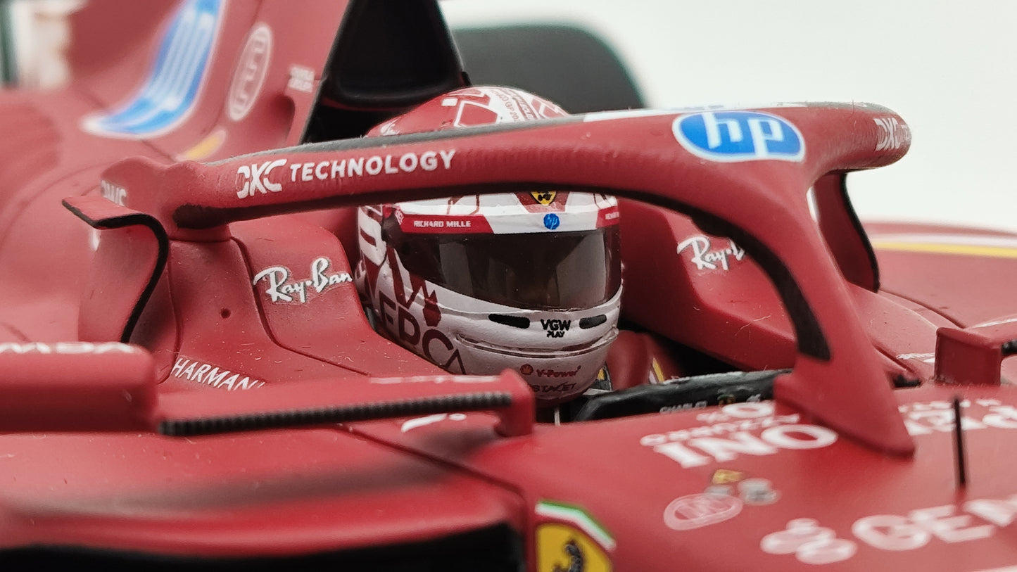 Looksmart Ferrari SF-24 Charles Leclerc Monaco GP Winner 2024 1/18 LS18F1063