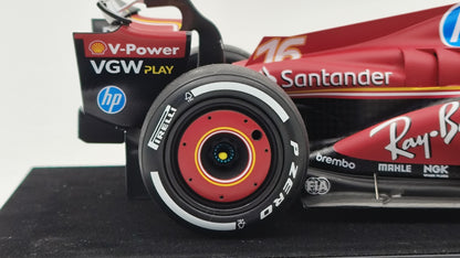 Looksmart Ferrari SF-24 Charles Leclerc Monaco GP Winner 2024 1/18 LS18F1063