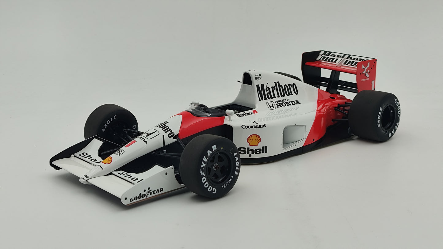 AutoArt Marlboro Mclaren Honda MP4/6 Ayrton Senna Japanese GP Winner 1991 F1 Worldchampion Tobacco Decals AUT89150