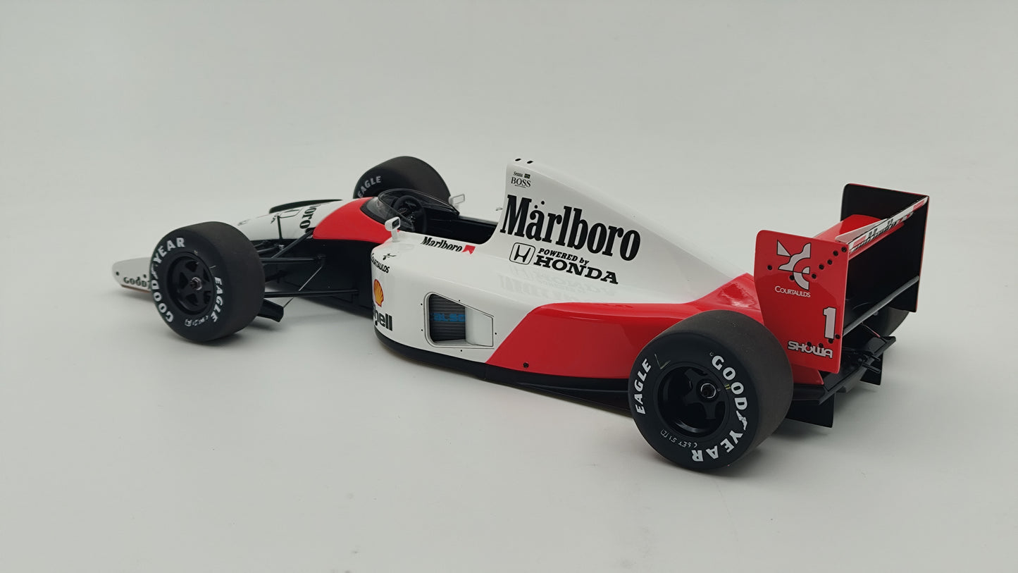 AutoArt Marlboro Mclaren Honda MP4/6 Ayrton Senna Japanese GP Winner 1991 F1 Worldchampion Tobacco Decals AUT89150