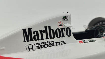 AutoArt Marlboro Mclaren Honda MP4/6 Ayrton Senna Japanese GP Winner 1991 F1 Worldchampion Tobacco Decals AUT89150