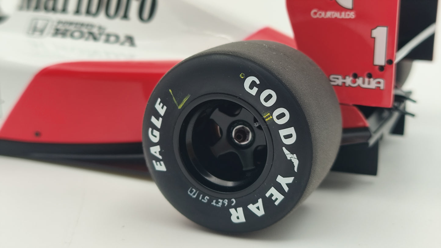 AutoArt Marlboro Mclaren Honda MP4/6 Ayrton Senna Japanese GP Winner 1991 F1 Worldchampion Tobacco Decals AUT89150