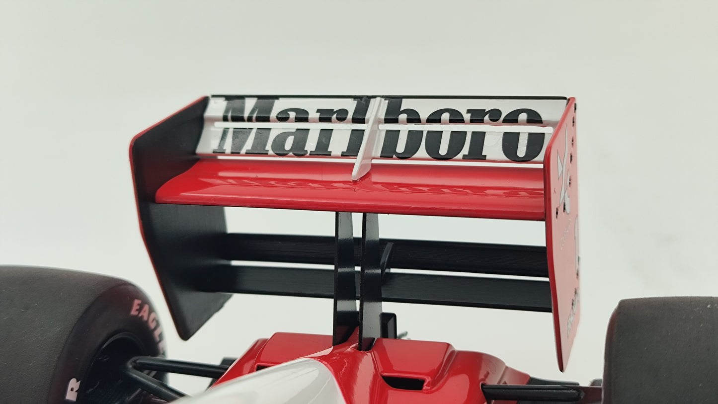 AutoArt Marlboro Mclaren Honda MP4/6 Ayrton Senna Japanese GP Winner 1991 F1 Worldchampion Tobacco Decals AUT89150
