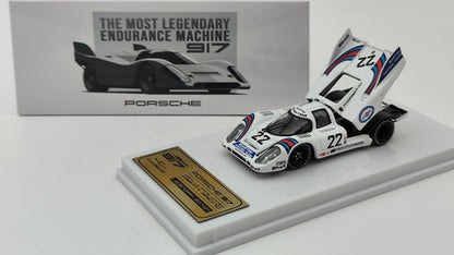 Tarmac Works Martini Porsche 917k Van Lennep/Marko Le Mans Winners 1971 CWB64-002-LMW22