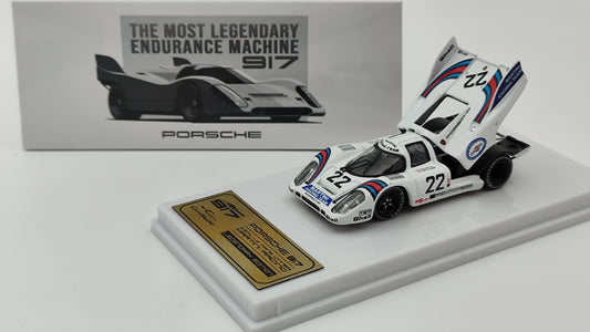 Tarmac Works Martini Porsche 917k Van Lennep/Marko Le Mans Winners 1971 CWB64-002-LMW22