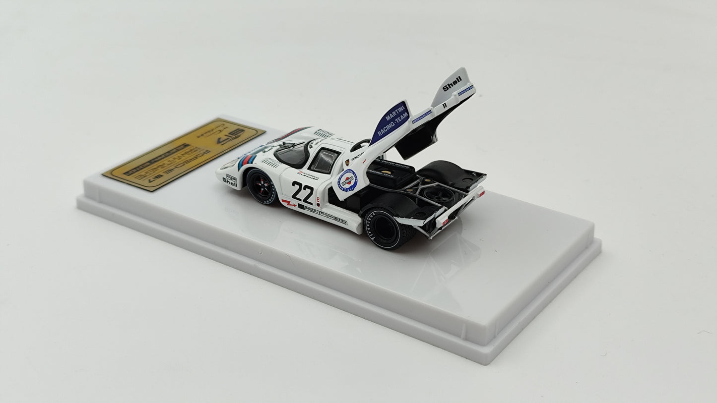 Tarmac Works Martini Porsche 917k Van Lennep/Marko Le Mans Winners 1971 CWB64-002-LMW22