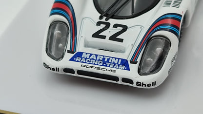 Tarmac Works Martini Porsche 917k Van Lennep/Marko Le Mans Winners 1971 CWB64-002-LMW22