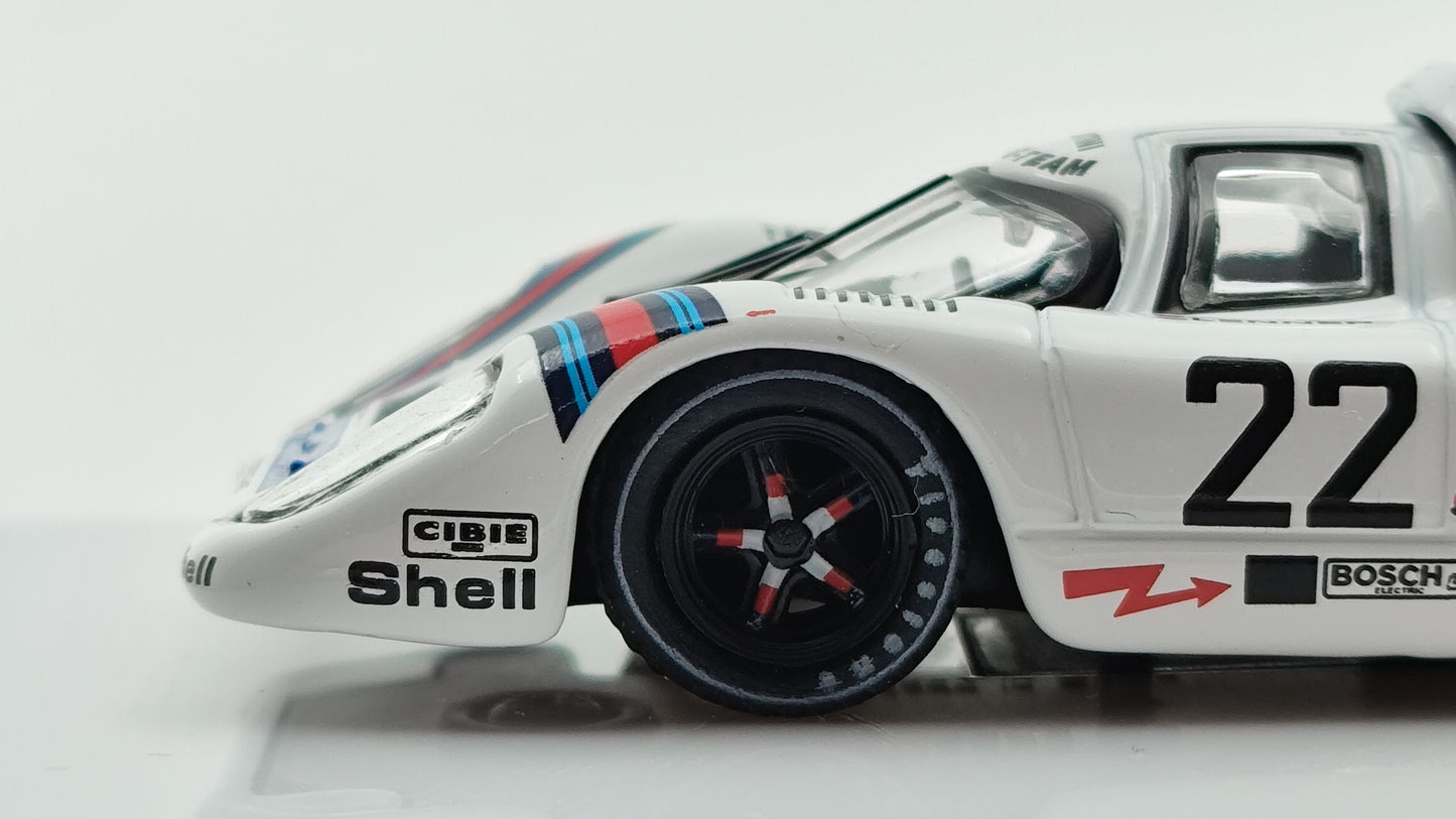 Tarmac Works Martini Porsche 917k Van Lennep/Marko Le Mans Winners 1971 CWB64-002-LMW22