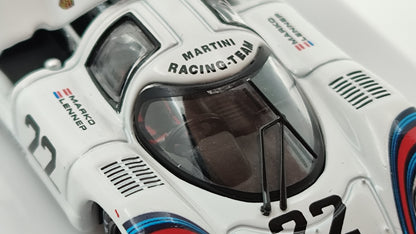 Tarmac Works Martini Porsche 917k Van Lennep/Marko Le Mans Winners 1971 CWB64-002-LMW22