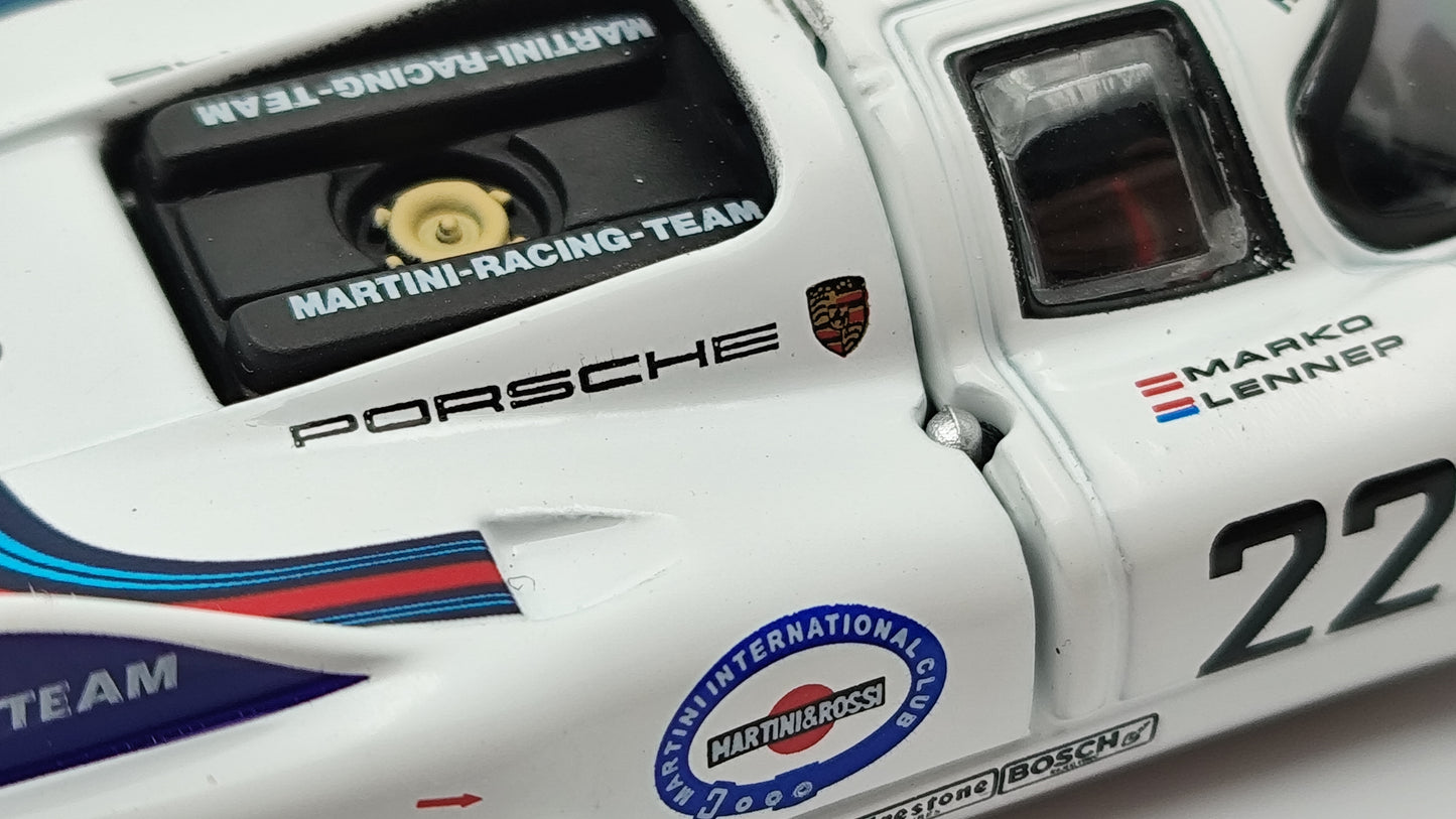 Tarmac Works Martini Porsche 917k Van Lennep/Marko Le Mans Winners 1971 CWB64-002-LMW22