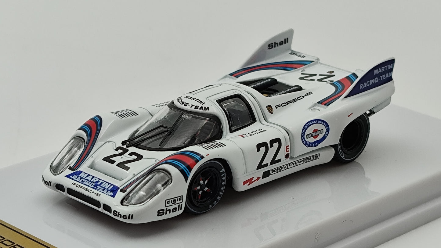 Tarmac Works Martini Porsche 917k Van Lennep/Marko Le Mans Winners 1971 CWB64-002-LMW22