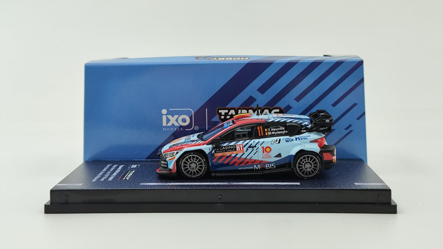 Tarmac Works Hyundai i20 Rally1 Neuville/Wydaeghe Rally Monte Carlo Winners 2024 1/64 T64-089-24MCR11