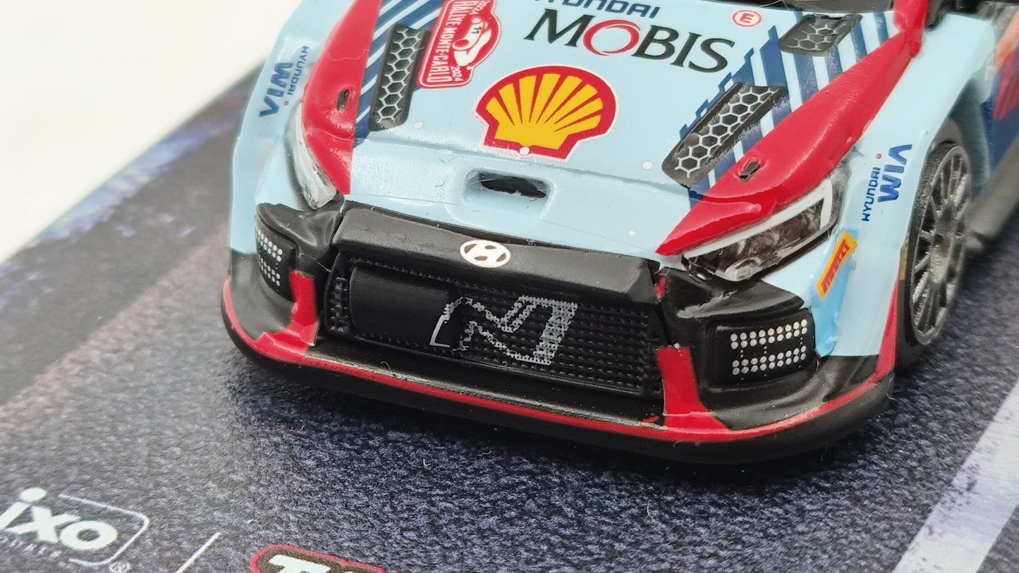Tarmac Works Hyundai i20 Rally1 Neuville/Wydaeghe Rally Monte Carlo Winners 2024 1/64 T64-089-24MCR11