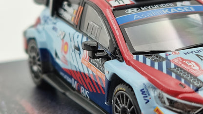 Tarmac Works Hyundai i20 Rally1 Neuville/Wydaeghe Rally Monte Carlo Winners 2024 1/64 T64-089-24MCR11