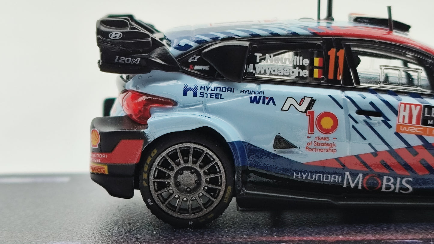 Tarmac Works Hyundai i20 Rally1 Neuville/Wydaeghe Rally Monte Carlo Winners 2024 1/64 T64-089-24MCR11