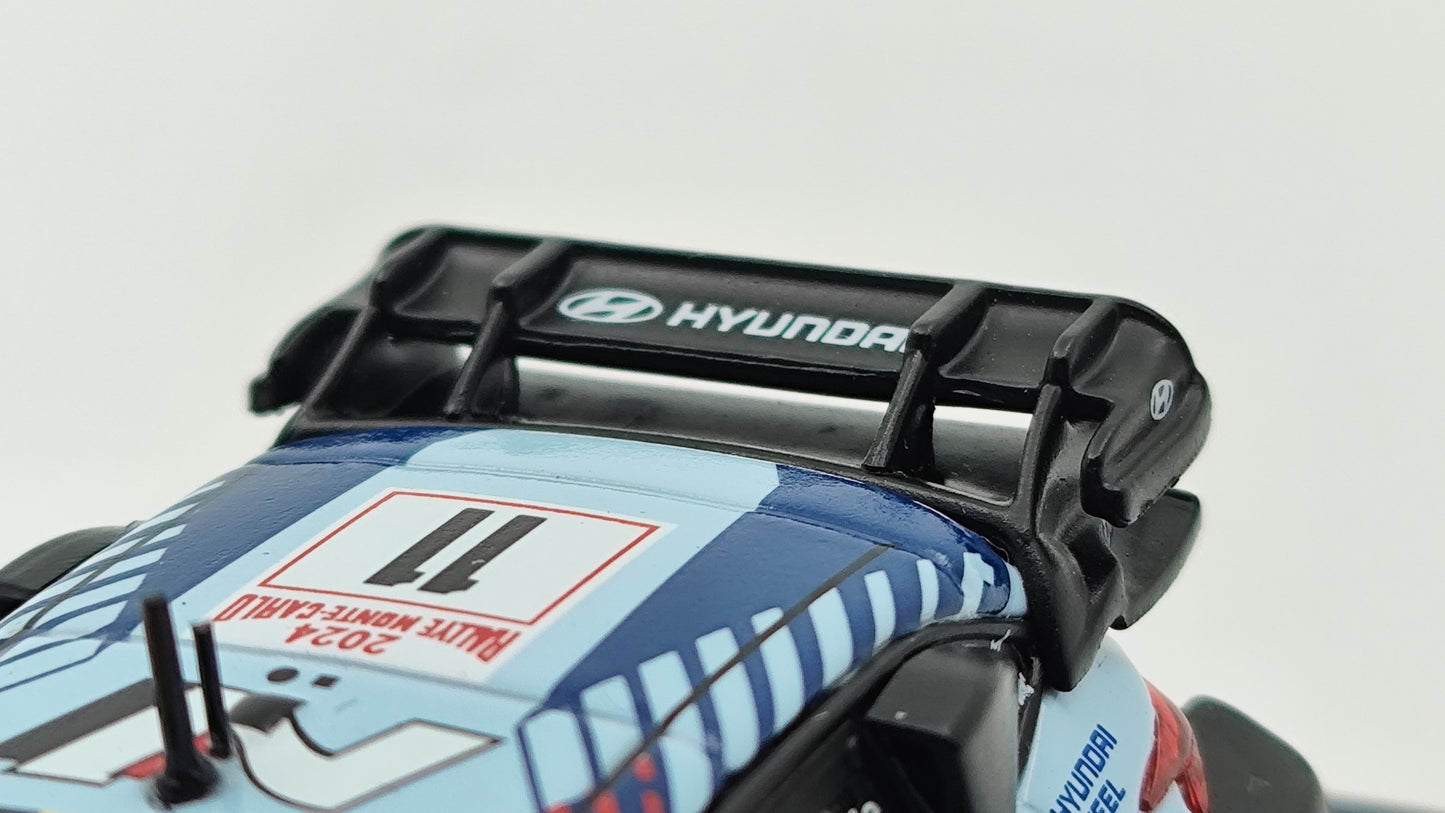 Tarmac Works Hyundai i20 Rally1 Neuville/Wydaeghe Rally Monte Carlo Winners 2024 1/64 T64-089-24MCR11