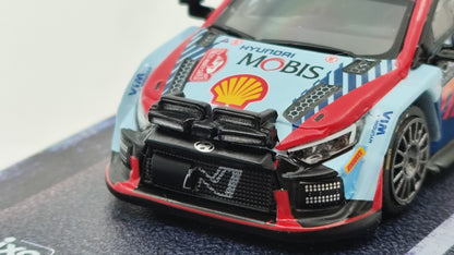 Tarmac Works Hyundai i20 Rally1 Neuville/Wydaeghe Rally Monte Carlo Winners 2024 1/64 T64-089-24MCR11
