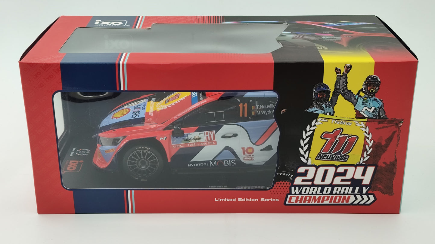 Ixo Hyundai i20 Rally1 2024 Rally Japan T.Neuville/M.Wydaeghe 1/18 18RMC288.22