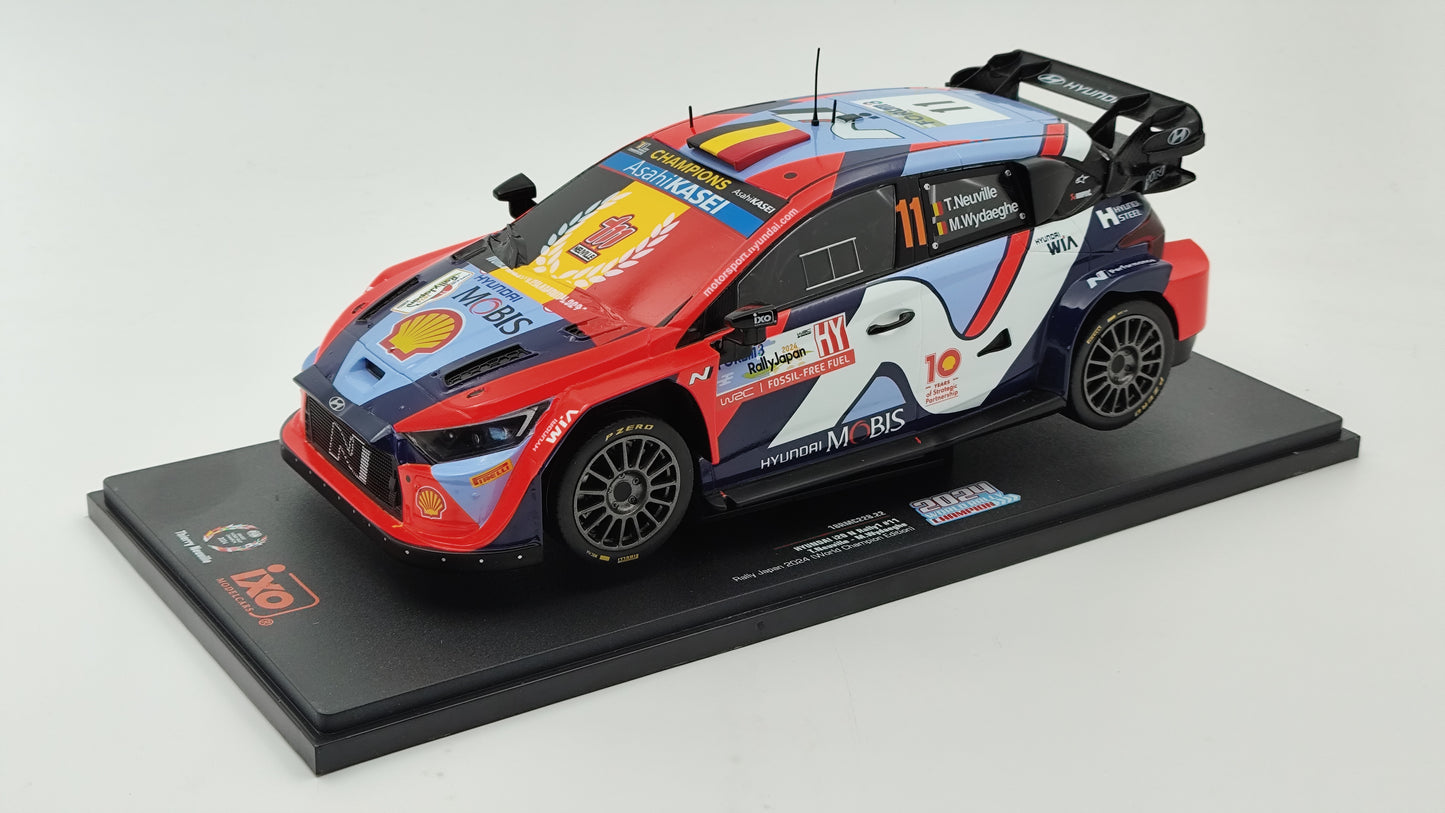 Ixo Hyundai i20 Rally1 2024 Rally Japan T.Neuville/M.Wydaeghe 1/18 18RMC288.22
