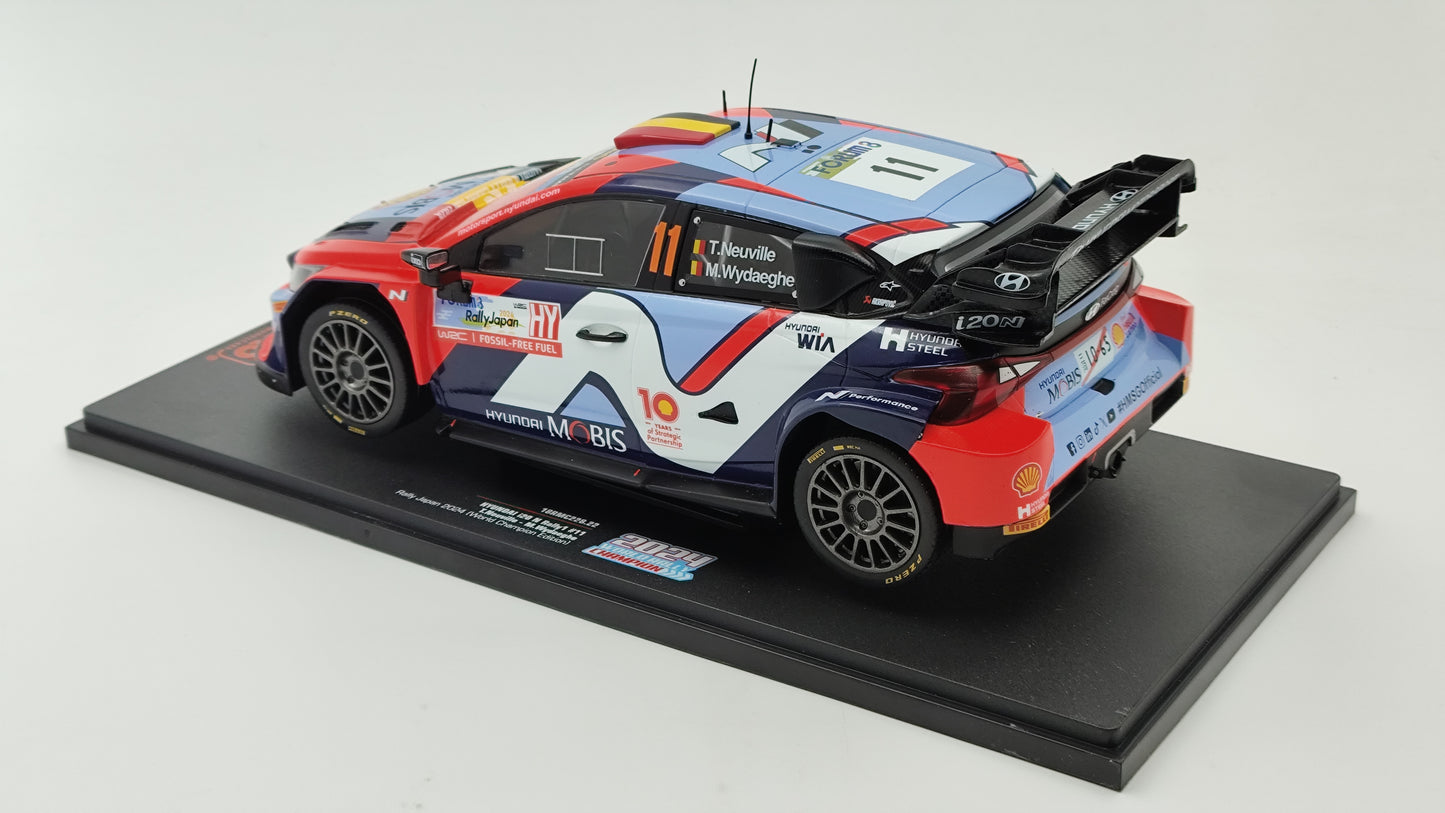 Ixo Hyundai i20 Rally1 2024 Rally Japan T.Neuville/M.Wydaeghe 1/18 18RMC288.22