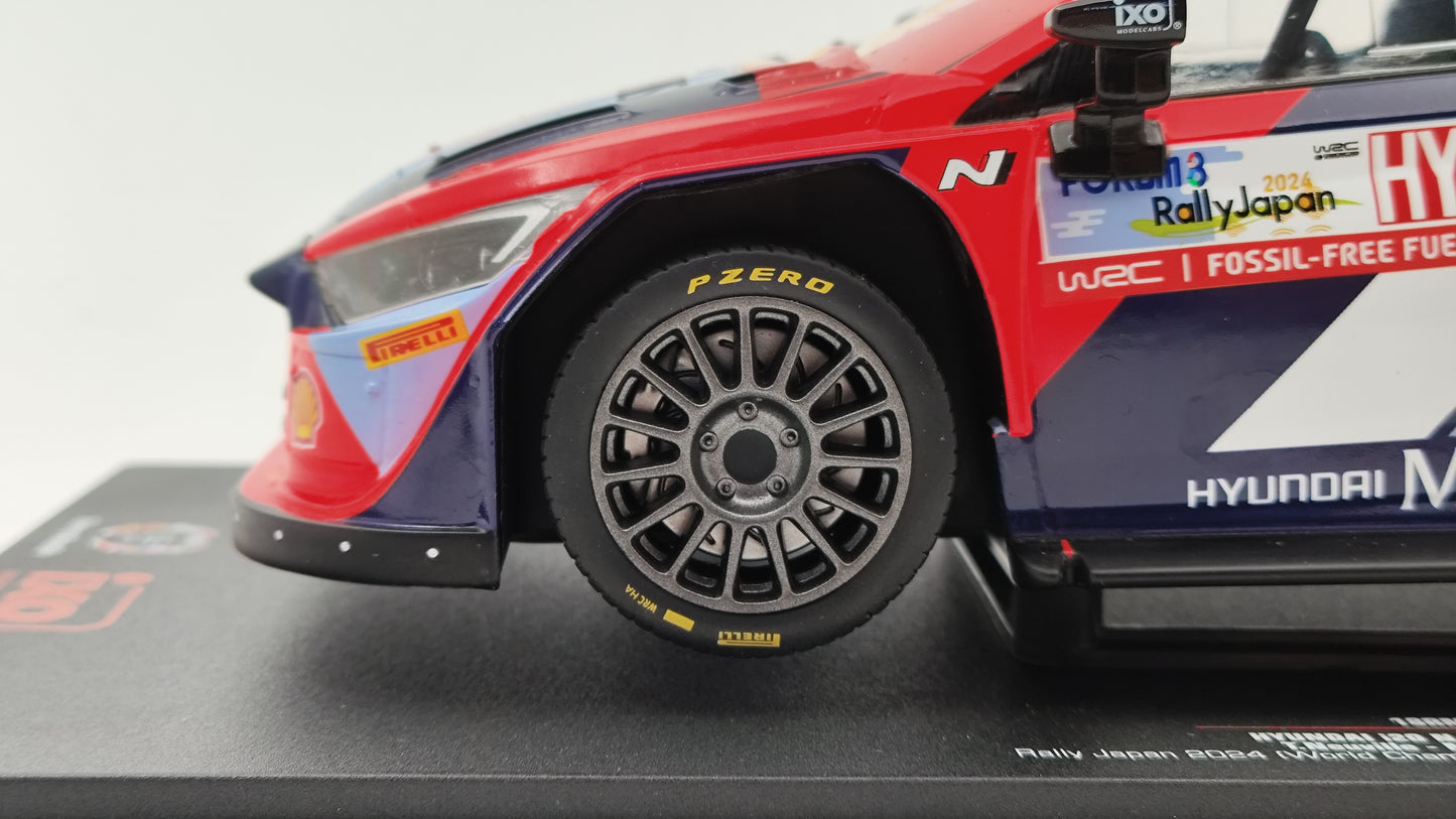 Ixo Hyundai i20 Rally1 2024 Rally Japan T.Neuville/M.Wydaeghe 1/18 18RMC288.22