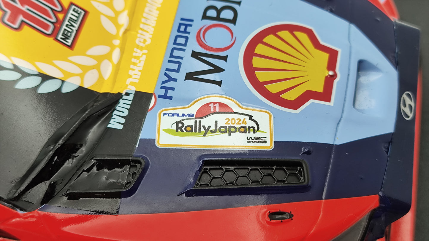 Ixo Hyundai i20 Rally1 2024 Rally Japan T.Neuville/M.Wydaeghe 1/18 18RMC288.22