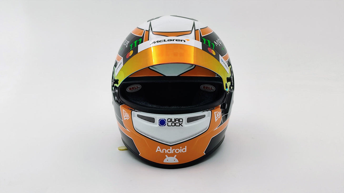 Bell Mini Helmet Oscar Piastri Mclaren F1 Monaco GP 2025 1/2