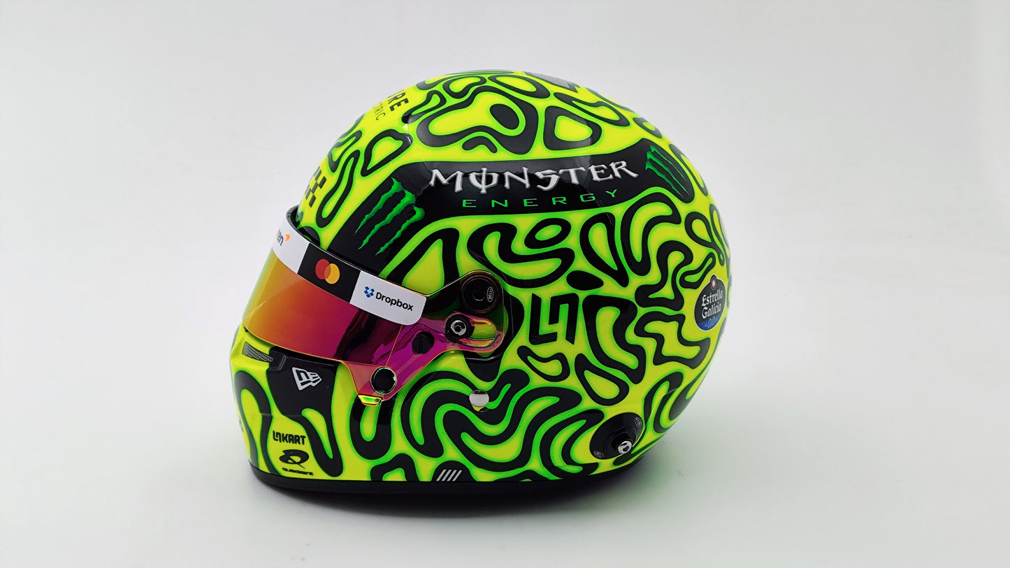 Bell Mini Helmet Lando Norris Mclaren F1 2025 1/2