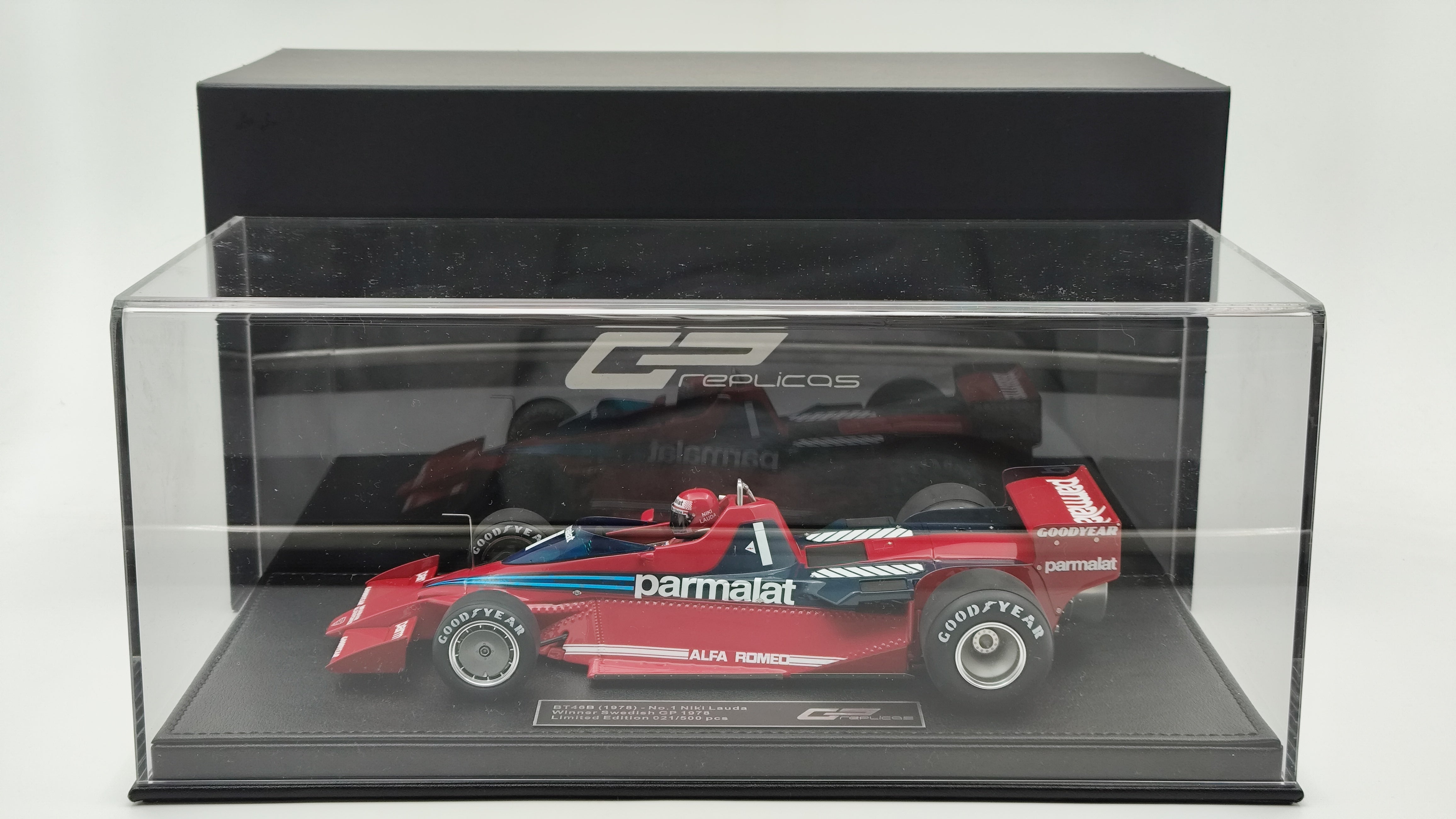 GP Replicas Brabham BT46b Niki Lauda 1978 Winner Swedish GP 1/18
