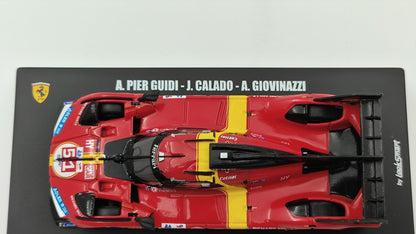 Looksmart Ferrari 499P Giovinazzi, Calado, Pierguidi Le Mans 2023 Winners 1/64 LS64001LM