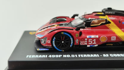 Looksmart Ferrari 499P Giovinazzi, Calado, Pierguidi Le Mans 2023 Winners 1/64 LS64001LM