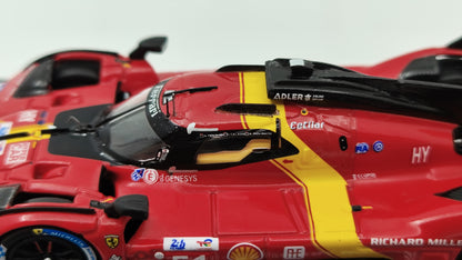 Looksmart Ferrari 499P Giovinazzi, Calado, Pierguidi Le Mans 2023 Winners 1/64 LS64001LM